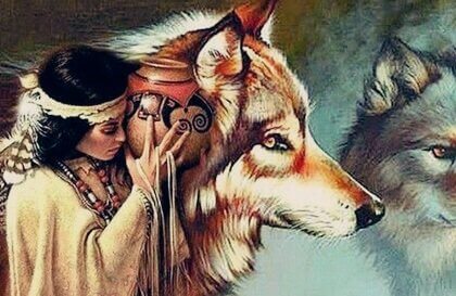 Die Frau und die Wölfe - eine schöne Dakota-Legende