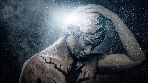 Kopfschmerzen kunstvoll dargestellt