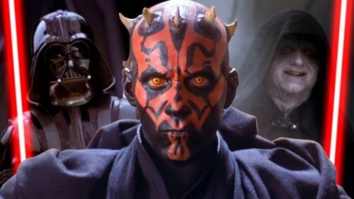 Die dunkle Seite der psychologischen Stärke verkörpert durch die Sith
