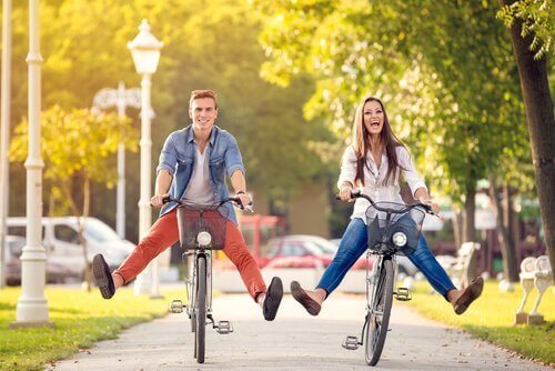 Radfahren als gemeinsames Hobby