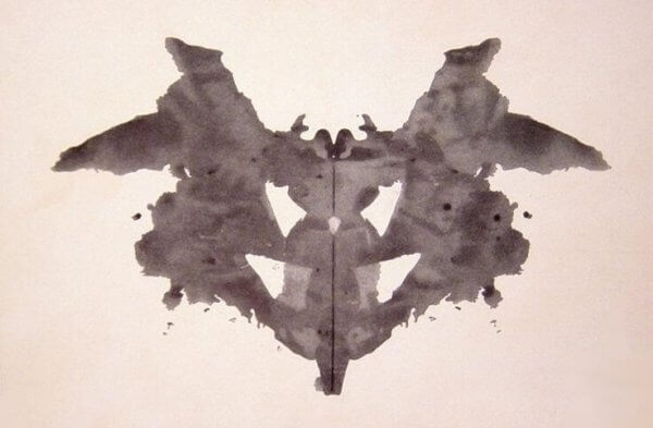 Mögliches Ergebnis des Rorschachtests