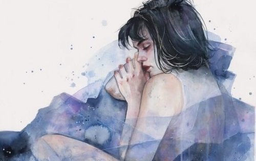 Frau auf der Suche nach Anerkennung