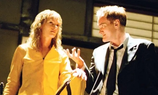 Uma Thurman und Quentin Tarantino