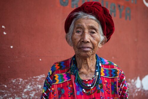 Portrait einer alten Dame