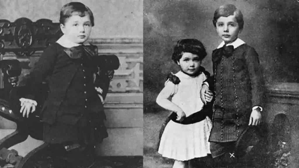 Schwarz-Weiß-Fotos von Albert Einstein