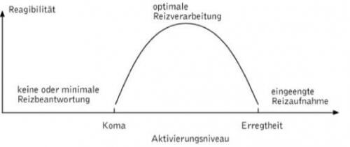 Yerkes-Dodson-Gesetz: Modell der umgekehrten U-Kurve