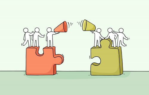 Eigengruppe und Fremdgruppe als zwei Puzzlesteine