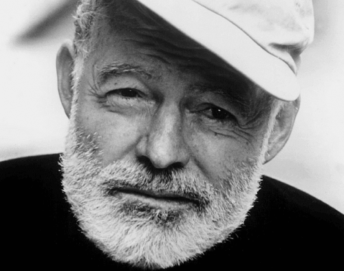 Porträt von Ernest Hemingway