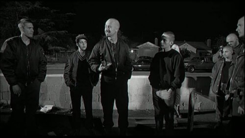 Szene aus "American History X" - Cameron und junge Skinheads