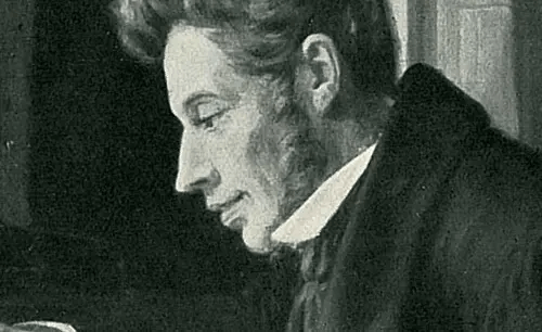 Søren Kierkegaard gezeichnet