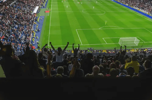 Fans im Fußballstadion