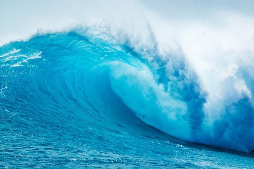 Die Metapher von den Wellen an der Küste