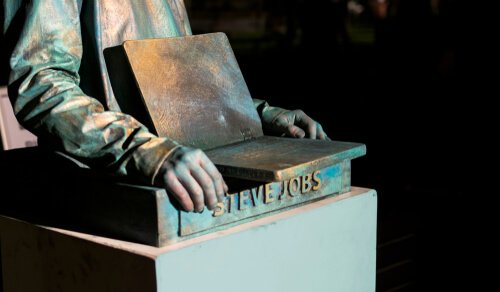 Statue von Steve Jobs