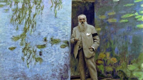 Monet mit seinen Bildern