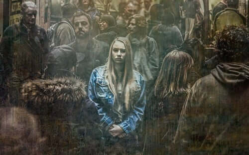 Ängste und Sorgen - Frau