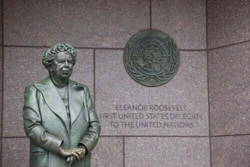 Eleanor-Roosevelt - Skulptur
