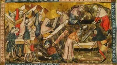 Heutzutage glauben Historiker, dass der Schwarze Tod die Beulenpest war