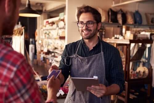 Gig-Economy - Verkäufer und Kunde