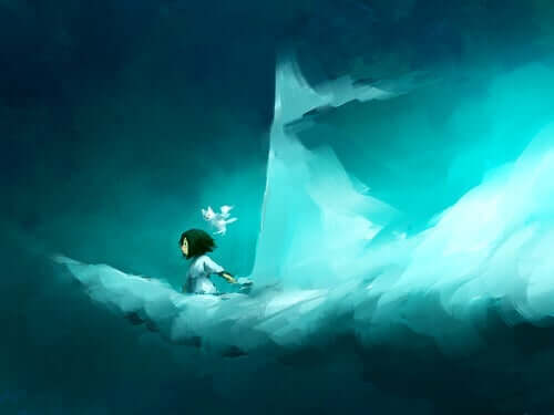 grenzenlose Liebe - Mädchen in Wolken