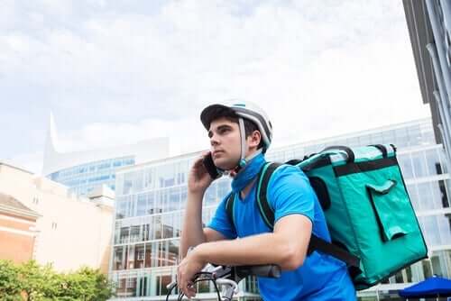 Gig-Economy - Fahrradkurier