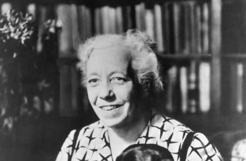 Karen Horney im Alter.