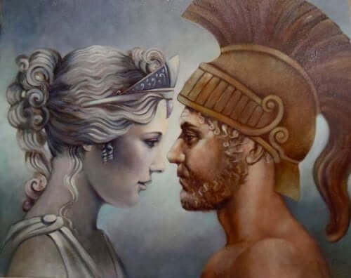 Ares verliebte sich unsterblich in die Göttin der Schönheit. 