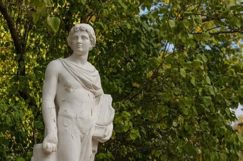 Orpheus und Eurydike - Skulptur von Orpheus