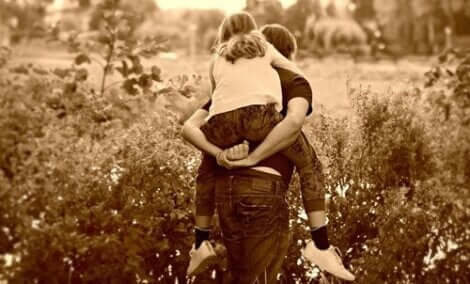 Familienliebe - Vater und Tochter