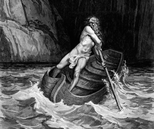Der Mythos von Charon, dem Fährmann der Unterwelt