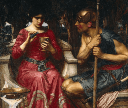 Der Mythos von Medea, einer verliebten Zauberin