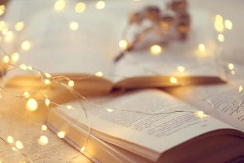Wenn du jemanden liebst - Buch mit Lichterkette