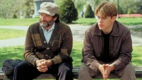 Good Will Hunting - Filmszene mit Robin Williams und Matt Damon