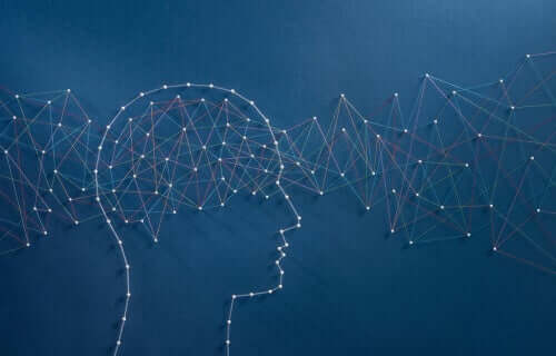 anders denken, um anders zu leben - Kunstwerk mit Gehirn