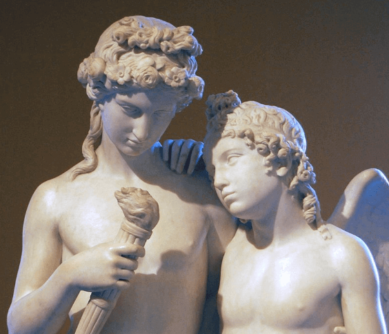 Mythos von Hymen - Statue