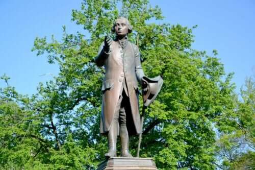 Immanuel Kant ist ein Philosoph aus Königsberg
