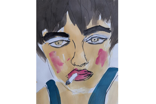 Rauchende Frau mit Selbstrespekt - Anja Mannhard