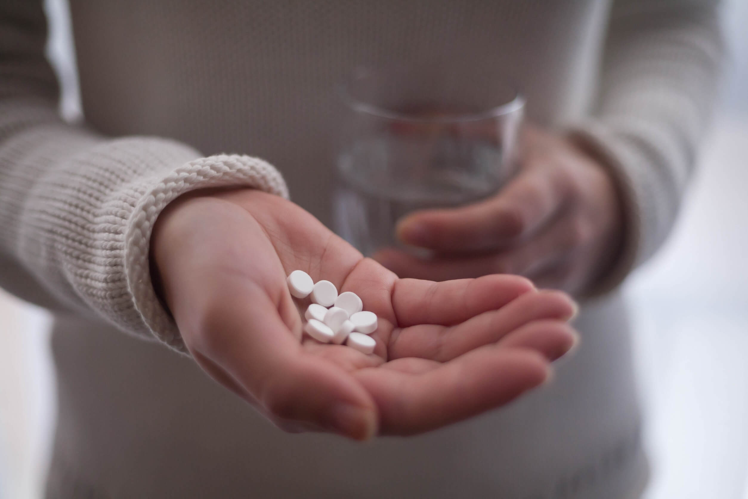 Medikamente können süchtig machen.