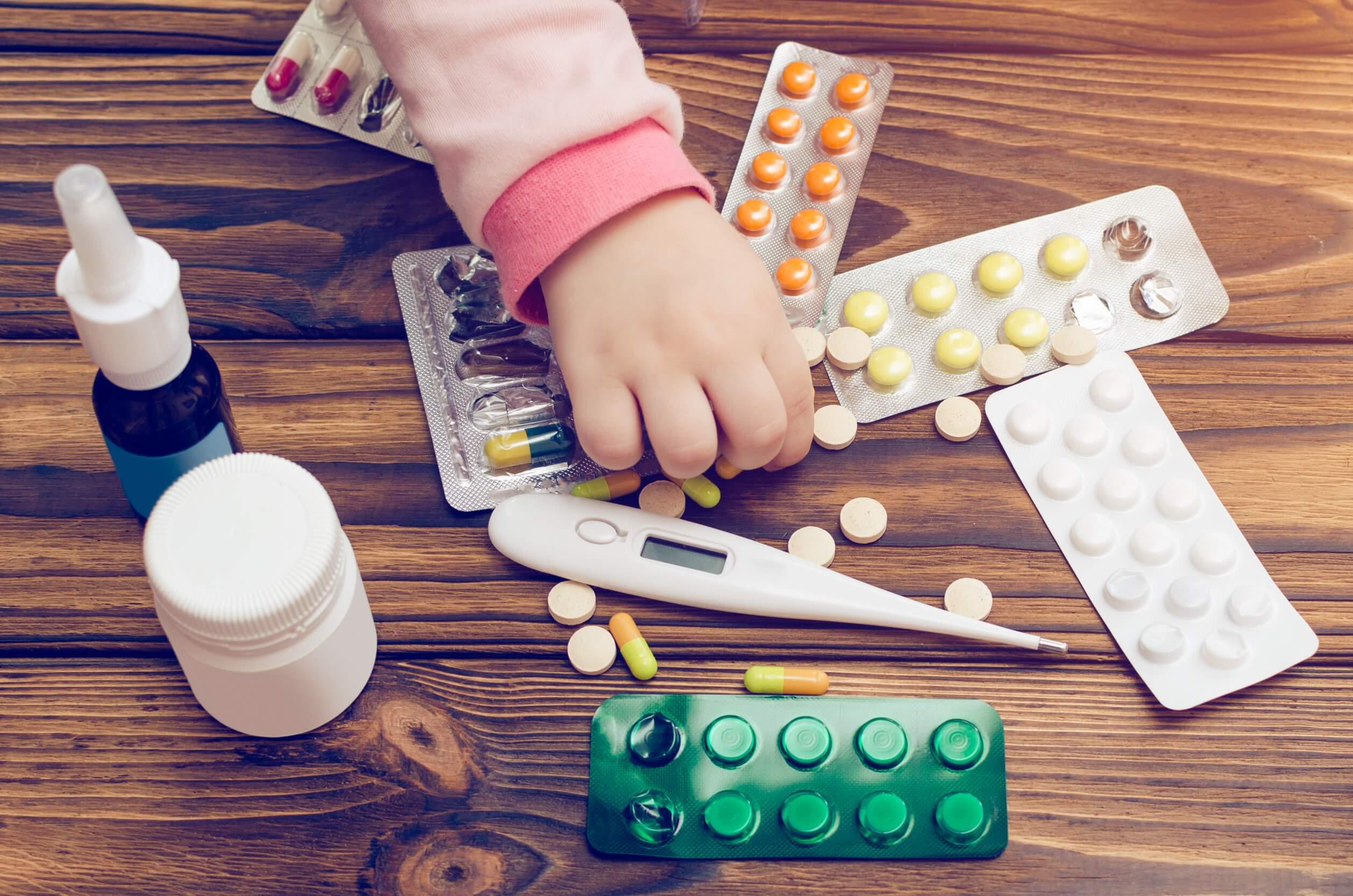 Medikamente müssen sicher aufbewahrt werden.