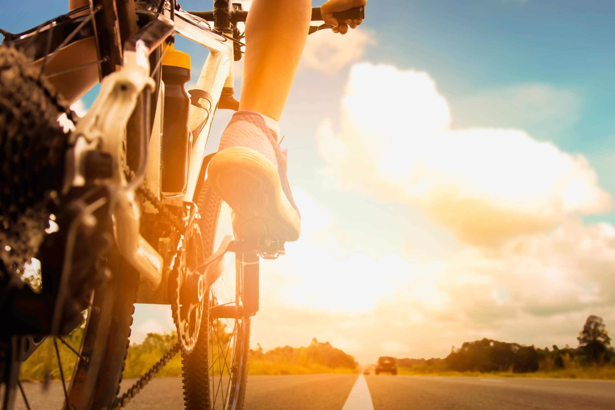 nach der Arbeit radfahren