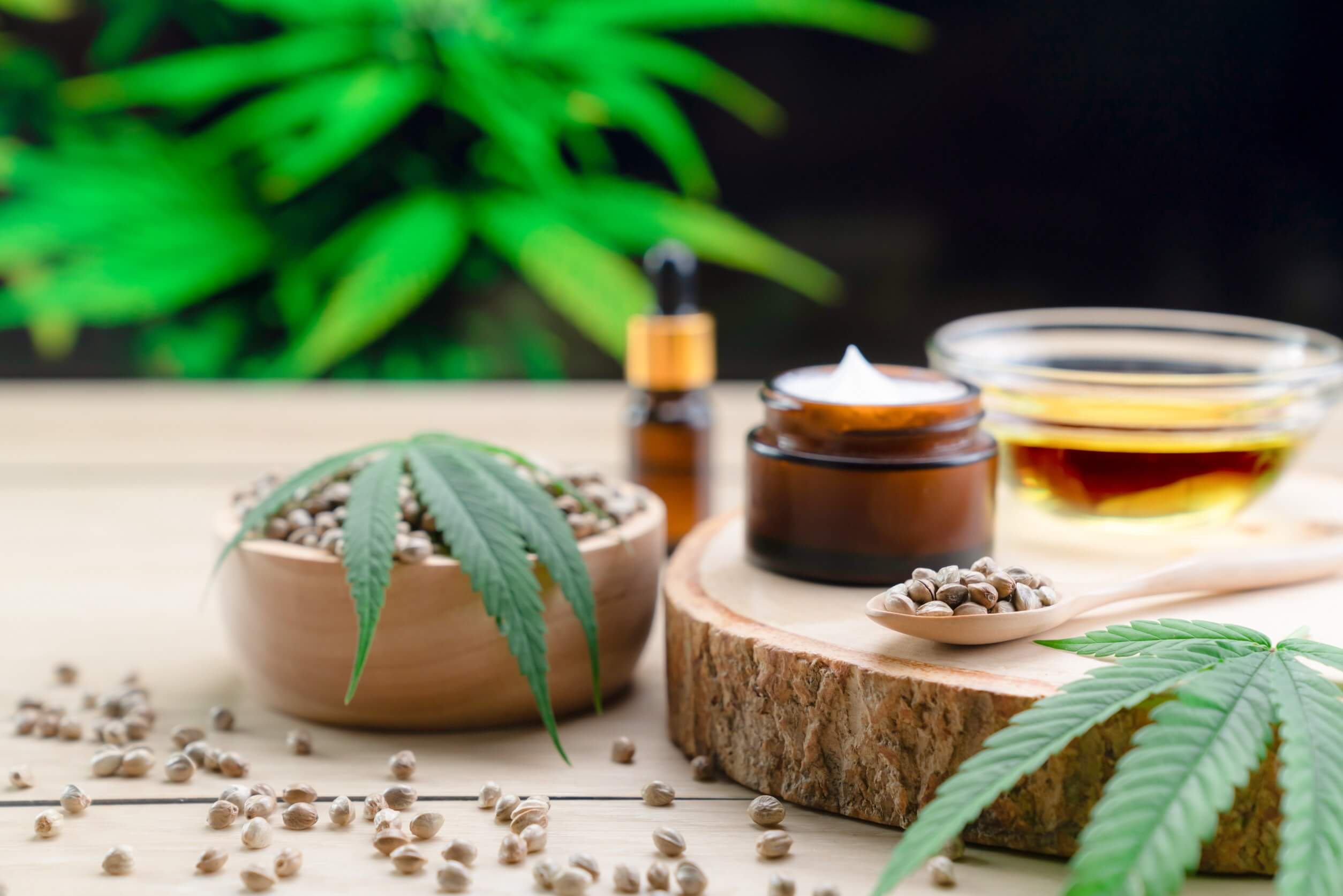 Hanf für Kosmetik